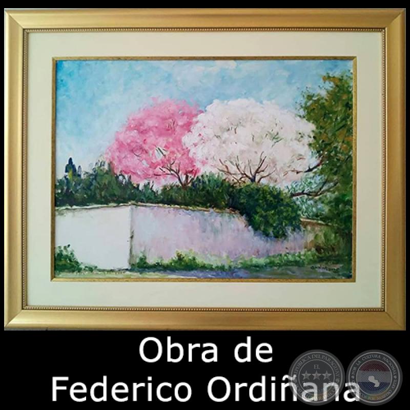 Lapacho rosado y blanco - Obra de Federico Ordiñana